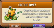 The Security Gourd offer that appears when the player runs out of time during Dr. Zomboss battles