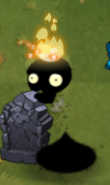 Firebreather Zombie burned upon defeat