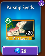 Parsnip's seeds in the store (10.9.1)