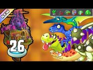 Plants vs Zombies 2 - Jurassic Marsh Day 26 -Plants Lvl 1 & No Premium-