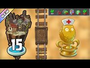 Plants vs Zombies 2 - Wild West Day 15 -Plants Lvl 1 & No Premium-