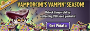 Vamporcini in an advertisement