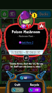 Poison Mushroom's statistics