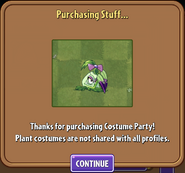 Purchasing Pokra's costume (10.0.1)