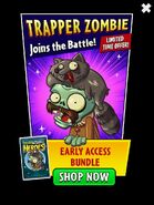 Trapper Zombie on the advertisement for the Early Access Bundle
