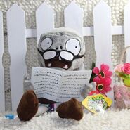 A Newspaper Zombie plush