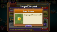 Reward for completing "Defeat Basic Ancient Egypt Zombies" Timed Quest