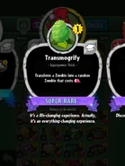 Transmogrify's statistics