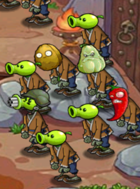 plants vs zombies 1 puff shroom zombie zombotany image