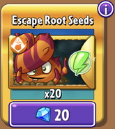 Escape Root's seeds in the store (Gold)