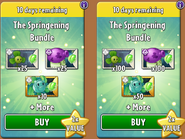 Blover's seed packets in the Springening Bundle