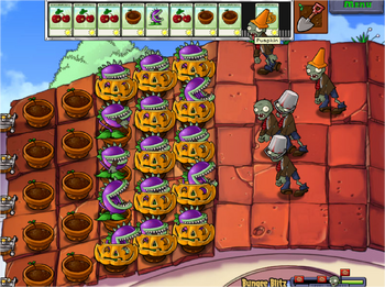 plants vs zombies bungee zombie