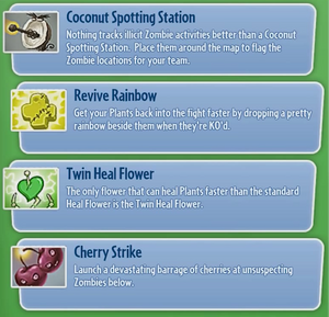Descriptions of all Crazy Dave's abilities