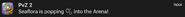 A notification about SeaFlora