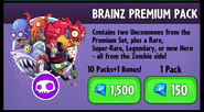 Zombie Chicken on the advertisement for the Brainz Premium Pack