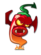 HD old design of Devil Chili