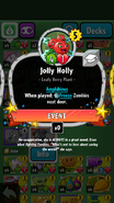 Jolly Holly's statistics