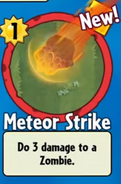 The player receiving Meteor Strike from a Premium Pack