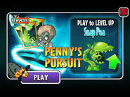 Snap Pea in an advertisement for Penny's Pursuit