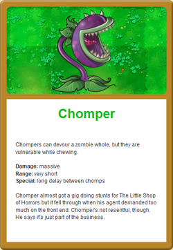 Chomper - Plants Vs Zombies: Garden Warfare Wiki
