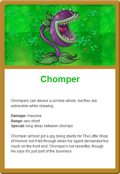 Chomper/Gallery, Plants vs. Zombies Wiki, Fandom