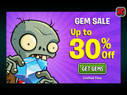 An advertisement for a gem sale