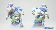 Concept model renders of the Navy Seal customization (Plants vs. Zombies: Battle for Neighborville)