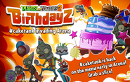 Suprise Gargantuar in an advertisement for Birthdayz 2021