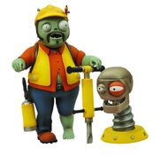 An Engineer figure with his Jackhammer and Zombot Turret