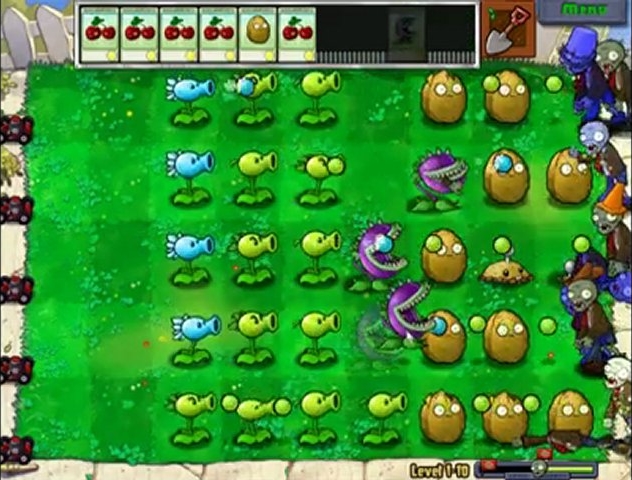 Plants vs Zombies Level 1-10 Free Play 2017 HD 1080p 