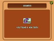 Player got Chomper (Java version.)