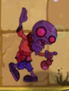 A hypnotized Drinking Monk Zombie