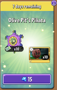 Olive Pit's piñata in the store (9.6.1)