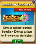 Pumpkin Early Unlock Bundle in store