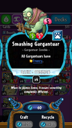 Smashing Gargantuar's statistics
