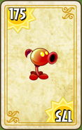Fire Peashooter's Endless Zone card