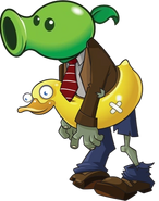 HD Ducky Tube Peashooter Zombie