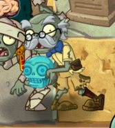 Turquoise Skull Zombie in Ancient Egypt (Tombastic Adventures)