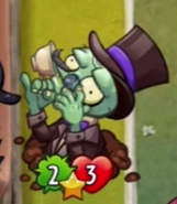 Gentleman Zombie activating his ability