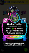 Witch's Familiar's statistics