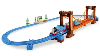 Thomas the Tank Engine Wobbly Suspension Bridge Set | Plarail