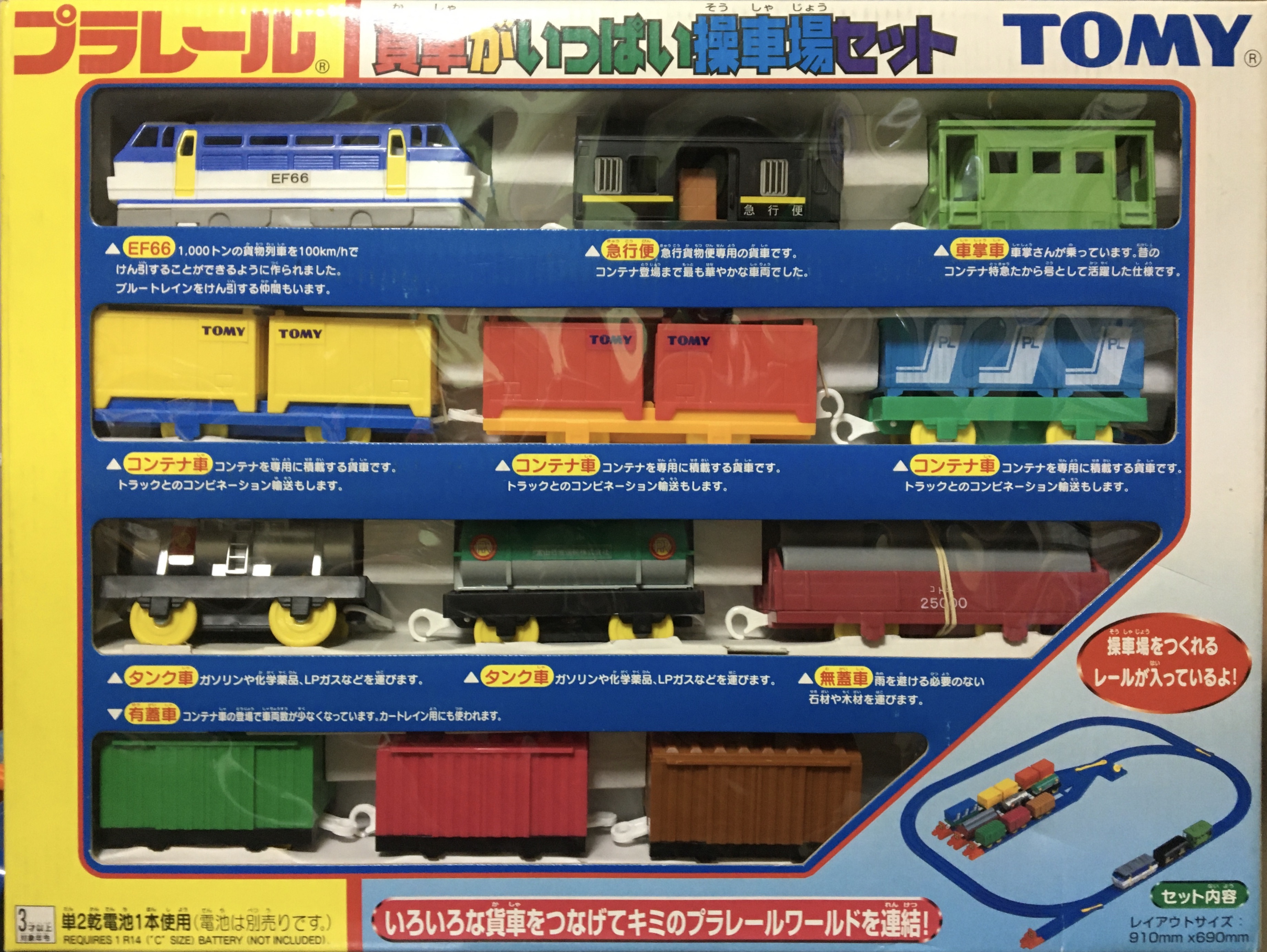 A Lot of Freight cars, Marshalling Yard Set | Plarail/Tomica Wiki