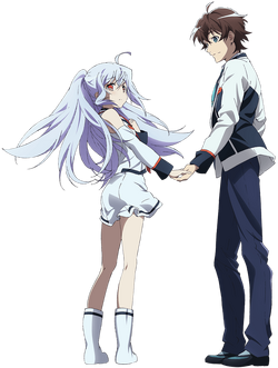 IslaxTsukasa Plastic Memories Wallpaper by BonillaDesigner on