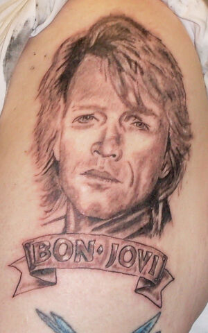 Jon Bon Jovi tattoo 