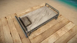 The old bed model in-game. Unknown version.