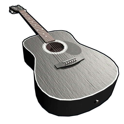 Black Acoustic Guitar Rust Wiki Fandom