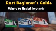 Rust Beginner's Guide - Where to find all Keycards