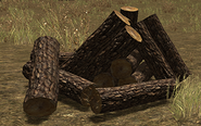 A Wood Pile. These may be harvested in a manner much similar to that of a tree. (Legacy)