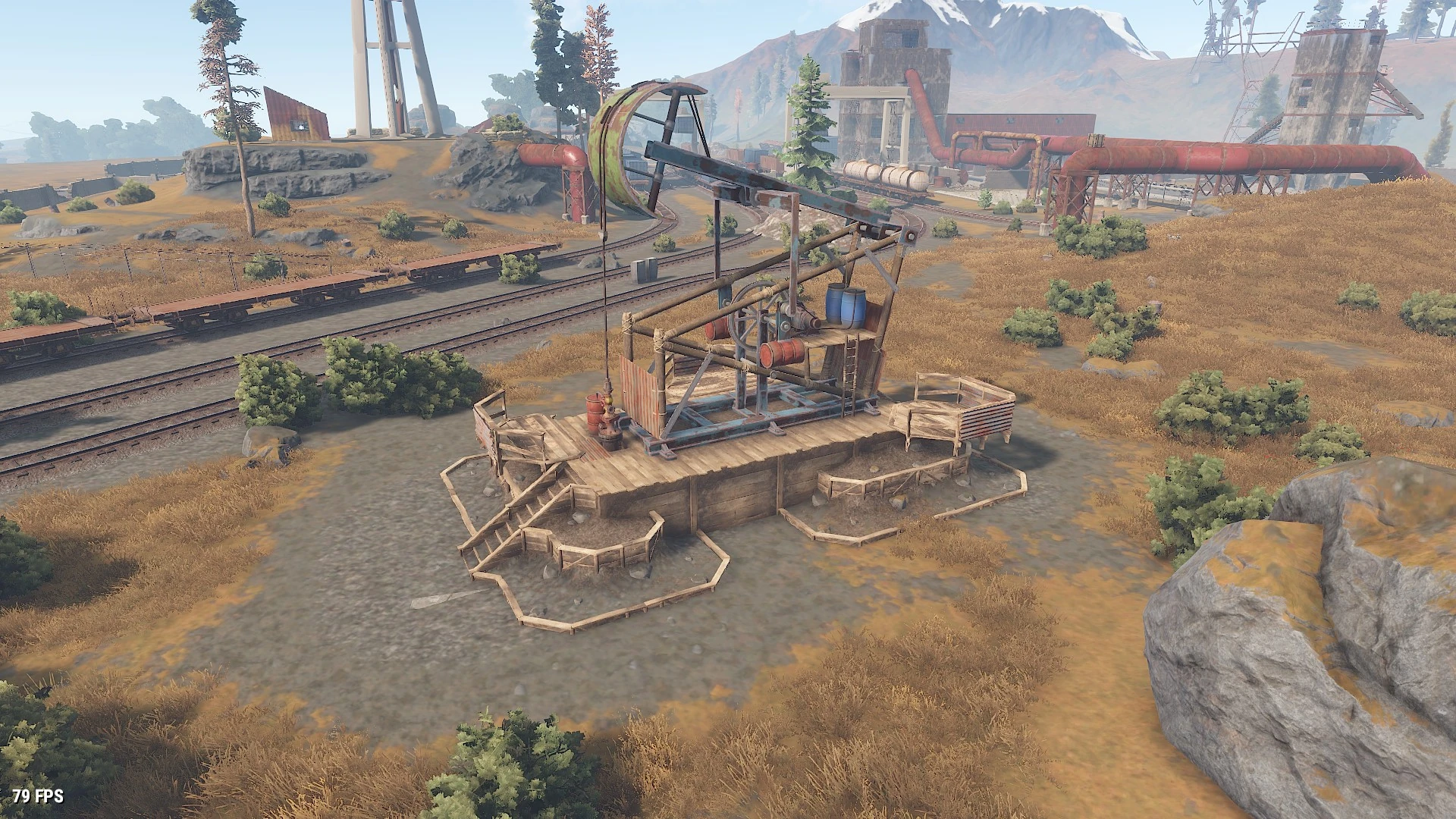Rust Launch Site pathing Rust — Arctic Research guide