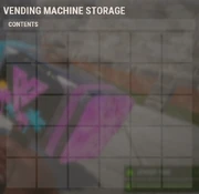 Vending machine storage